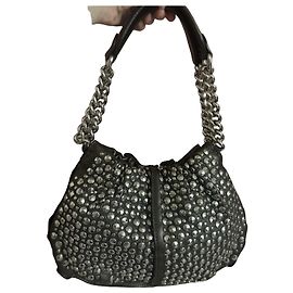 Sonia Rykiel Bah Handtasche Braun Leder