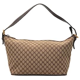 Céline Borsa a spalla in tela Macadam beige Celine
