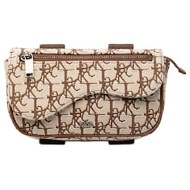 Pochette a braccio in tela obliqua Cactus Jack beige Dior