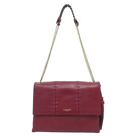 NUOVA BORSA A MANO LANVIN SUGAR MM LW-BGRSL4-TIDA-H15 PELLE BORDEAUX