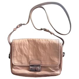 Borsa in pelle Prada Vitello Shine beige