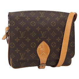 LOUIS VUITTON Borsa a Spalla Monogram Cartouchiere GM M51252 LV Auth 174321A