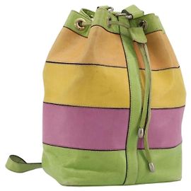 Céline Borsa a spalla in pelle multicolore argento autentica ARZ906