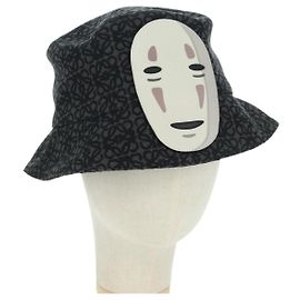 Schwarzer Bucket Hat LOEWE Anagram Ghibli Spirited Away No Face Auth SW2255SM