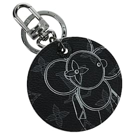 LOUIS VUITTON Monogram Eclipse Porte ClesVivienne Charm MP1993 LV Auth SW2315M - Louis Vuitton