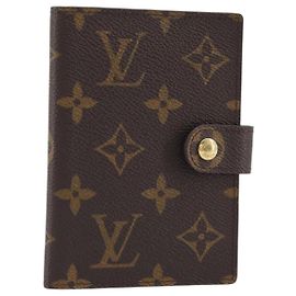 LOUIS VUITTON Monogram Etui Palm Funda de Planificador Diario M63028 LV Auth am11086