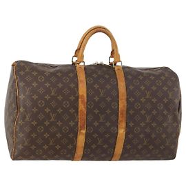 LOUIS VUITTON Borsa Boston Monogram Keepall 55 M41424 LV Auth 172324