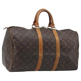 LOUIS VUITTON Borsa Boston Monogram Keepall 45 M41428 LV Auth 163647