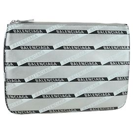 Borsa a mano in pelle BALENCIAGA Argento Auth SW2267M