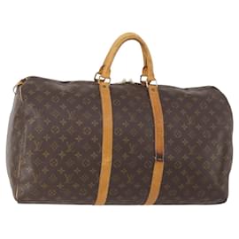 LOUIS VUITTON Borsa Boston Monogram Keepall 55 M41424 LV Auth am10986