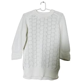 Sonia By Sonia Rykiel Weißer Strickpullover aus Baumwolle