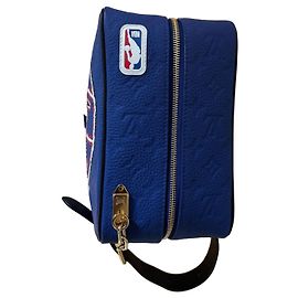 Louis Vuitton x NBA Clutch Blue Calfskin