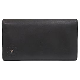 Portafoglio Lungo in Pelle Camelia Chanel