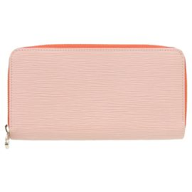 Portefeuille Zippy Epi Louis Vuitton en Rose Ballerine