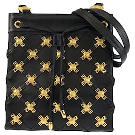 Versace Leder Medusa Schultertasche