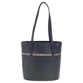 Burberry Leder Tote Bag