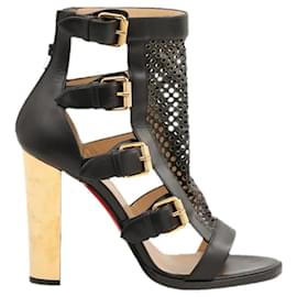 Sandali Christian Louboutin Chalumeau in pelle nera