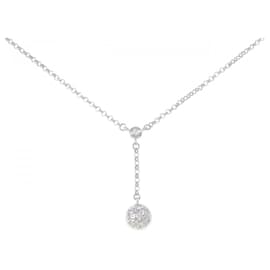 Collana in diamante in oro bianco K14 Tasaki