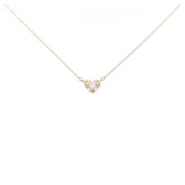 Au750 Heart Diamond Necklace - Autre Marque