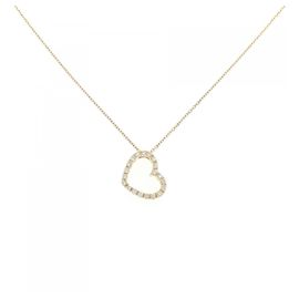 Autre Marque Colar de Au750 com Diamantes