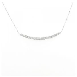 Autre Marque Collana in diamante in oro bianco Au750