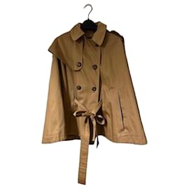 Capa de algodón Topshop Petite Camel