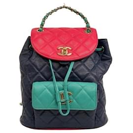 Zaino Duma in pelle caviar multicolore di Chanel