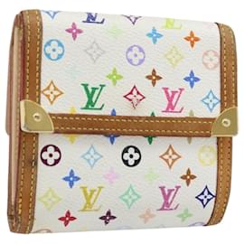 LOUIS VUITTON Portafoglio Multicolore per Banconote e Carte di Credito M92983 Auth ka3494