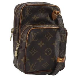 LOUIS VUITTON Monogram Mini Amazon Schultertasche M45238 LV Auth YKZ063