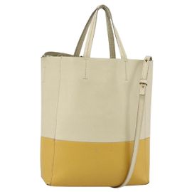 Céline Borsa a Mano CELINE in Pelle 2 in 1 Beige Oro Auth ka3526