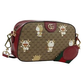 Borsa di collaborazione GUCCI Micro GG Supreme Doraemon in PVC 574886 Auth YKZ711SAM