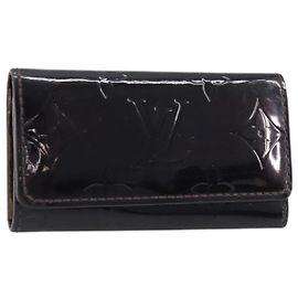 LOUIS VUITTON Vernis Multicles 4 Portachiavi Amarrant M93517 LV Auth BA11523