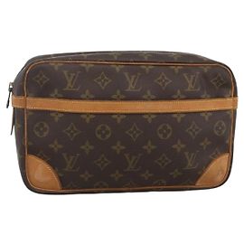 LOUIS VUITTON Clutch Compiegne 28 M51845 LV Auth BA11912