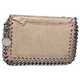 Stella Mc Cartney Tarjetero Falabella de cuero vegano Stella McCartney vintage rosa