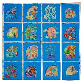Hermès: Quadrato/Foulard "Chvaloscope" Nuovo con Etichetta