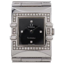Omega Constellation Carré Edelstahl Uhr