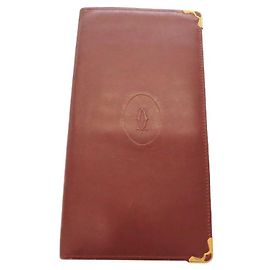Langer Leder Geldbeutel von Cartier