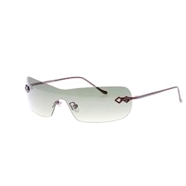 Autre Marque Sonnenbrille "Rox" grün transparent
