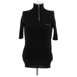 Ärmelloser Rollkragenpullover aus Wolle - Prada