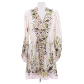 Zimmermann Leinenkleid mit Blumenmuster