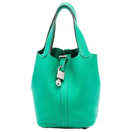 Hermès Picotin Lock 18 en Clemence verde