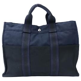 Bolsa Tote MM em Lona Hermès