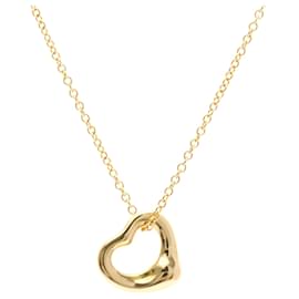 Tiffany Open Heart Pink Gold Pendant Necklace - Tiffany & Co