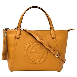 Gucci Soho Ledertasche Orange