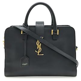 Borsa in pelle Monogram Cabas Yves Saint Laurent