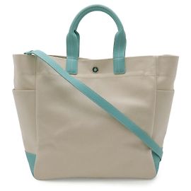 Tiffany & Co Canvas-Leder-Shopper