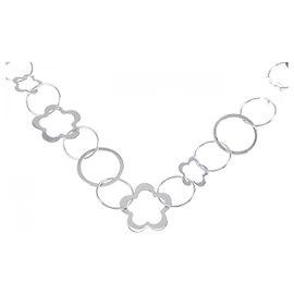 Autre Marque Collana in oro bianco 14 carati