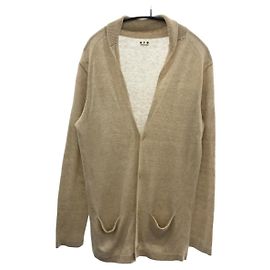 Autre Marque Cardigan in lino tre punti