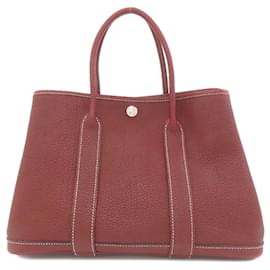 Borsa Hermès Garden Party TPM in pelle Negonda rossa