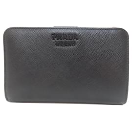 Prada Saffiano Leder Bi-Fold Geldbörse